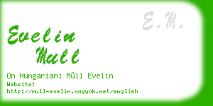 evelin mull business card